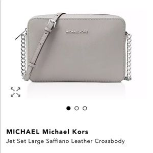 Michael Kors Jet Set large saffiano bag